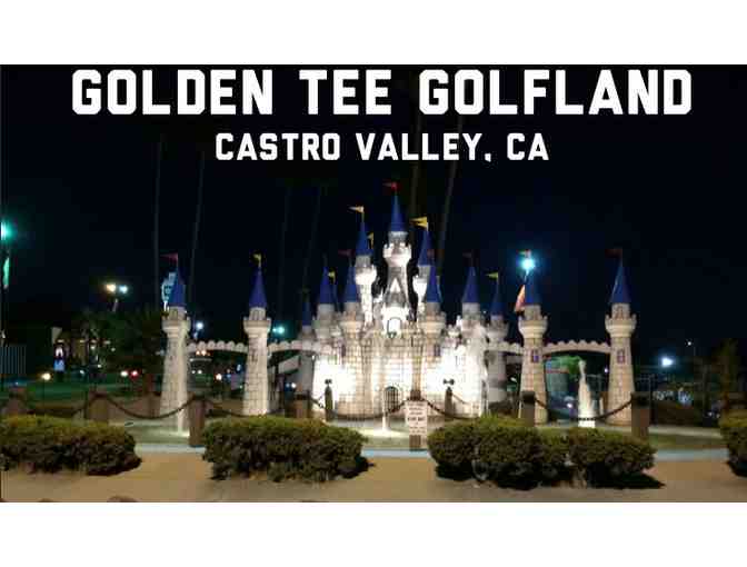 3 tickets to Golden Tee Golfland - Castro Valley CA