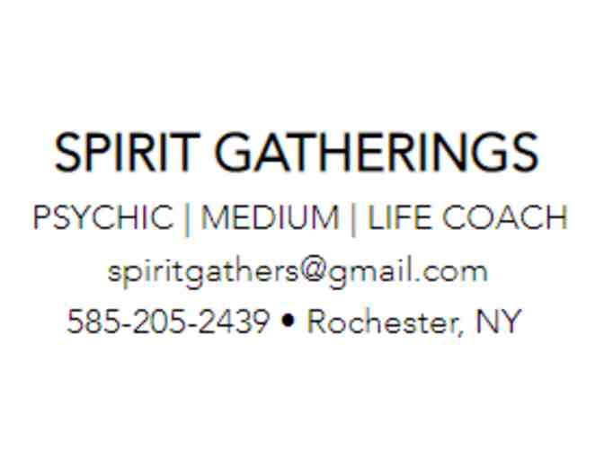 30 minute reading from Spirit Gatherings