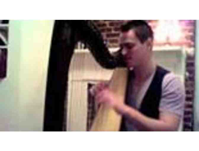 Harp Player, Russell Brown will not fail to impress at your home or next company event.