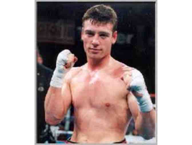 Boxing star JOHN DUDDY-Training session