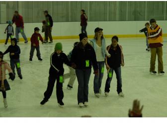 5 Ice Skate Passes & 2 hours Tennis Court Time - Mid-Coast Receation Center