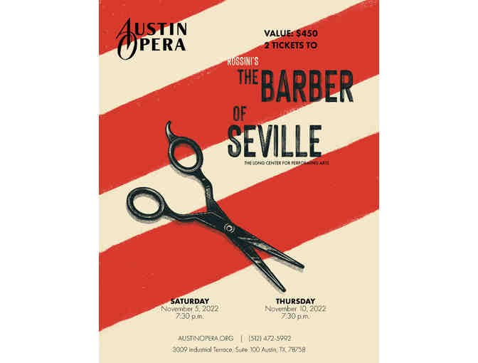 The Barber of Seville - Two Tickets