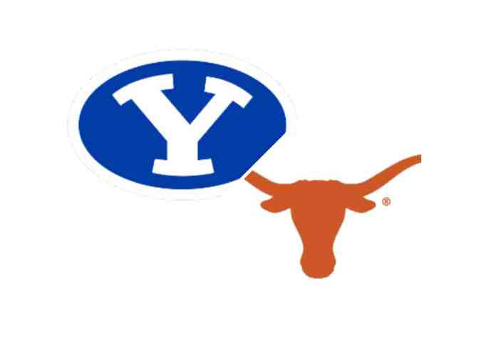 Texas Longhorns VS BYU Cougars Football - 2 Tickets with Texas Club Access & Parking Pass - Photo 1
