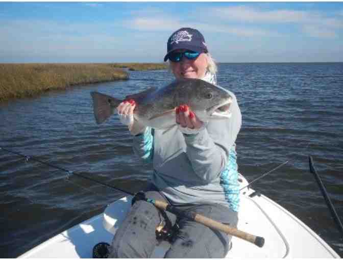 Full Day of fishing of Bull Reds with Blue Mudd Fly Fishing Charters, Louisiana