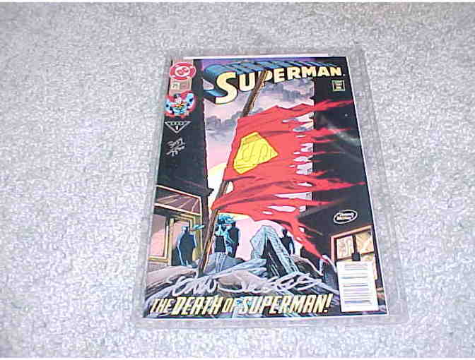 Superman Autographed Numbered Comic Book