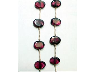 Garnet Necklace by Amy Eiges