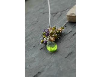 Cobble Hill Peridot Necklace Designed by Kathleen Cavalaro