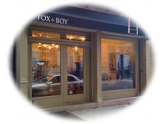 Fox & Boy Hair - $100 Certificate