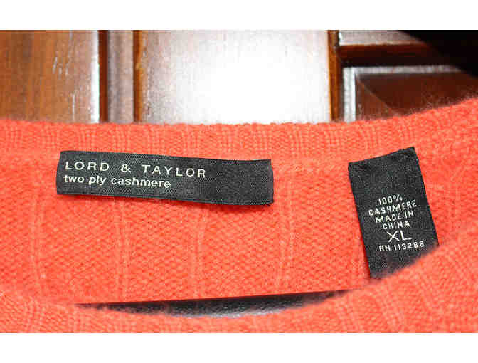 Cashmere sweater from Lord & Taylor