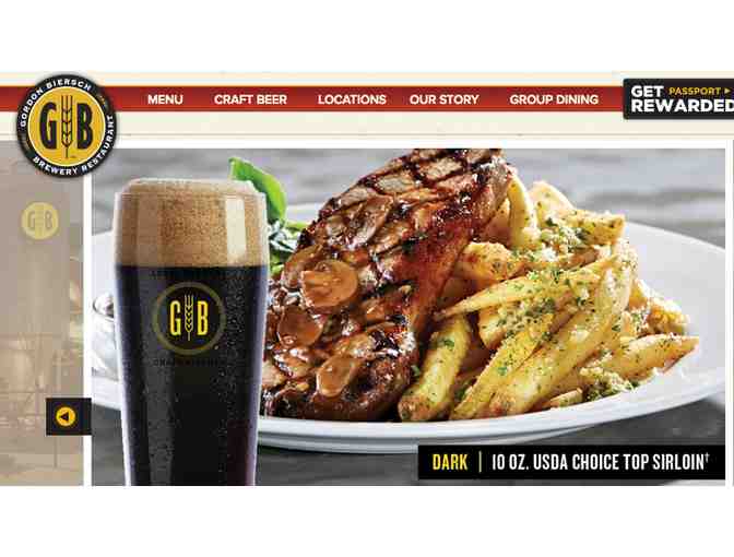 $50 Gordon Biersch Brewery Restaurant Gift Cards