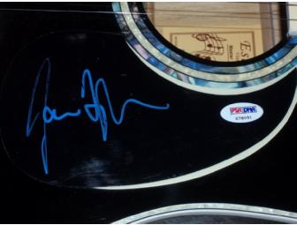 Guitar Signed by James Taylor