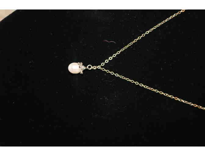 Pearl Drop Necklace Meg Jewelry