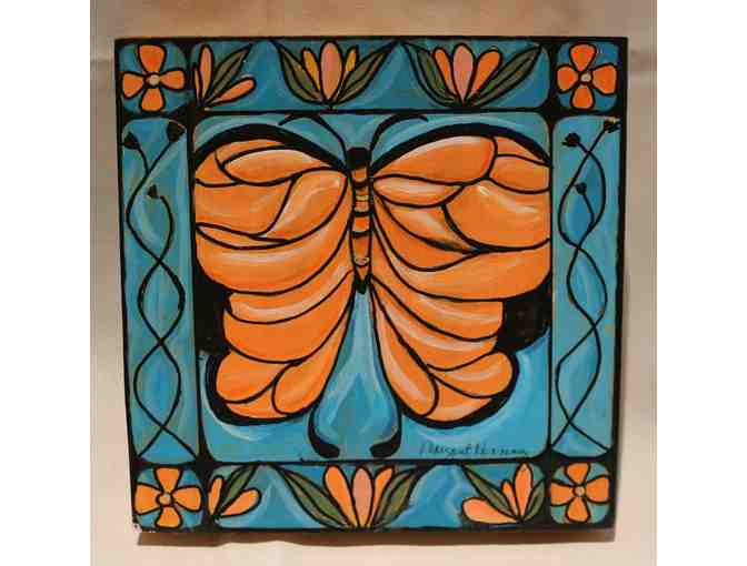 Acrylic Painting of 'Butterfly' by Margaret Henning