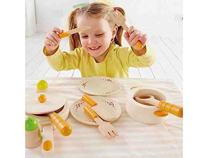 Hape Toy Gourmet Kitchen Set and Refridgerator