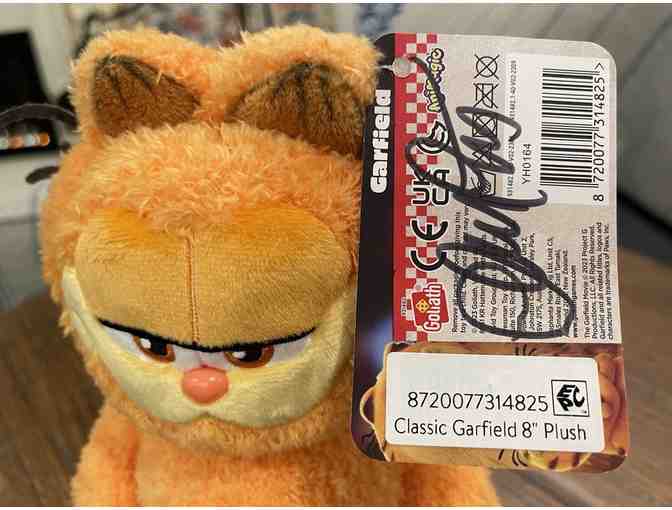 Signed Garfield Plush Toy Signed by Chris Pratt