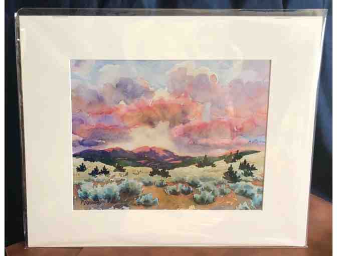 Sunset Over Mosquito Pass Matted Print and Greeting Cards