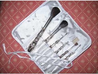 Silver Plated MAKEUP BRUSHES