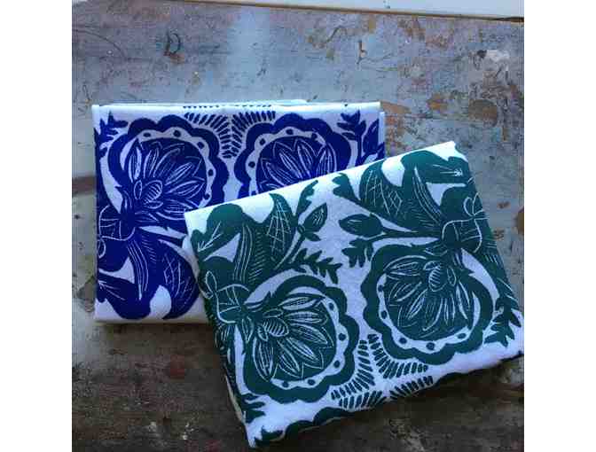 Hand Block Printed Tea Towels