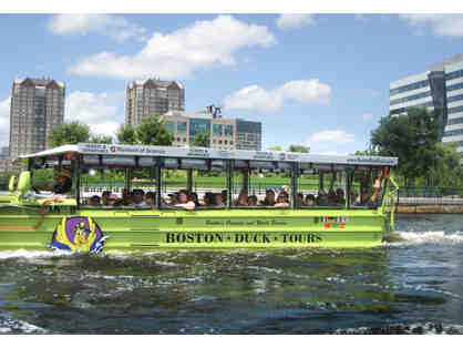 One full Boston Duck Boat Charter followed by a reception at City Table for 32