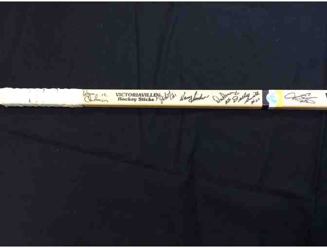 1970 Boston Bruins Team Signed Bobby Orr Hockey Stick: 16 Autographs