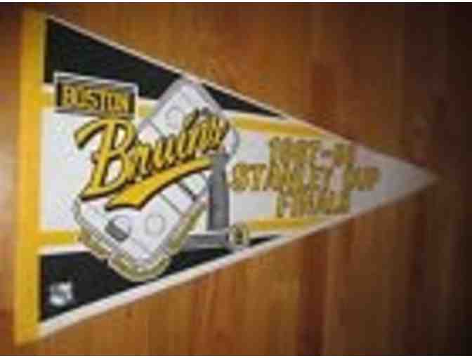 87-88 Stanley Cup Finals BOSTON BRUINS Champs 30' Pennant RAY BOURQUE CAM NEELY