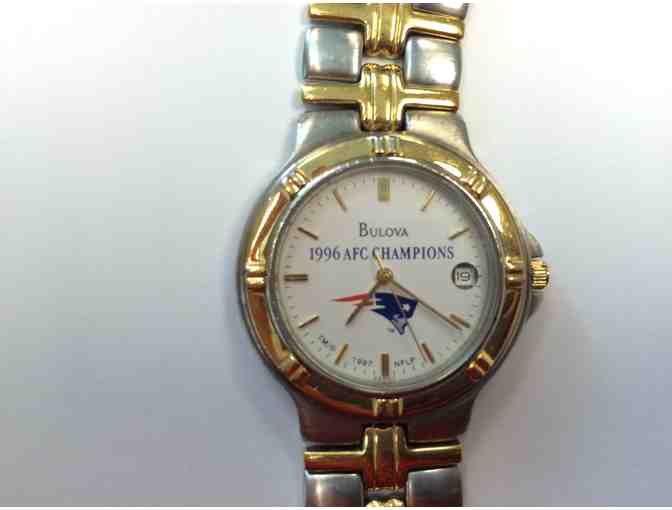 Ben Coates 1986 AFL New England Patriots Championship Bulova Watch