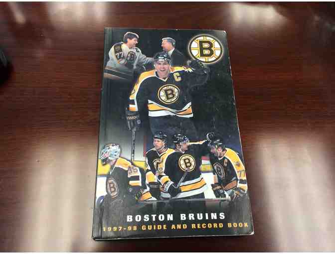 1997-98 Boston Bruins Guide And Record Book Ray Bourque On Cover. New!