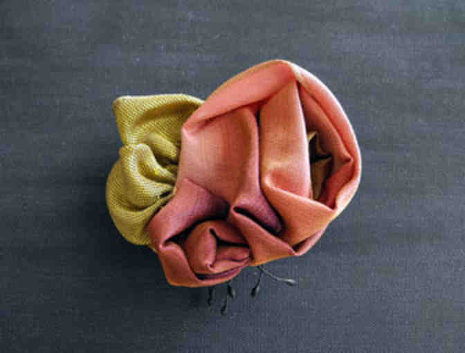 Silk Rose Pin