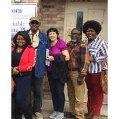 Lucy Trujillo, center, New Mexico farmer, visiting Mississippi Farmers