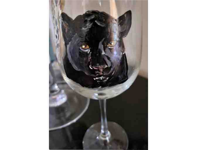 Jaguar Pair wine glass