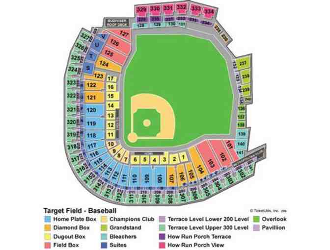 4 Tickets: Twins v. Phillies, Target Field ( Tuesday, July 23 @ 6:40 p.m. ) - Photo 2