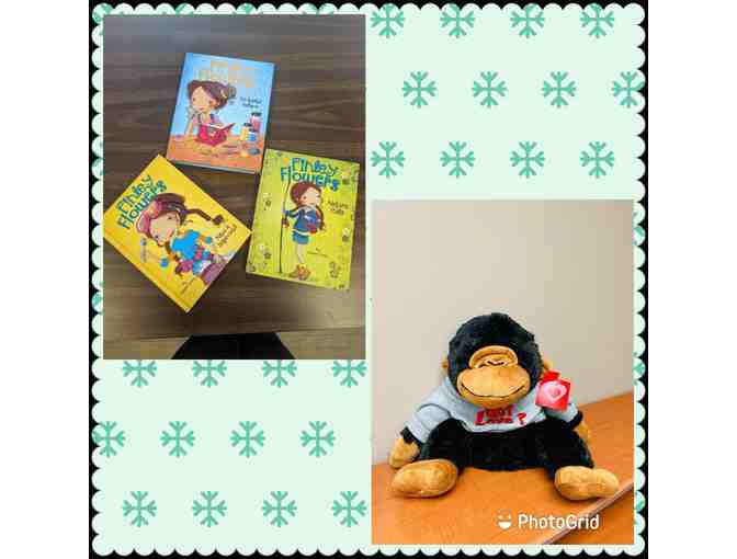 Got Love Gorilla Plush and Finley Flowers Set of 3 Books - Photo 1