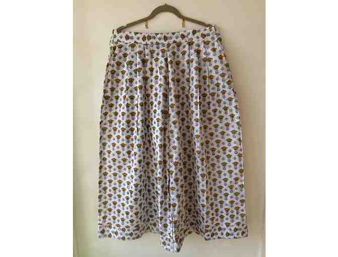 Clothing: Anokhi Indian: Wideleg Floral Pants (Size M) - Photo 1