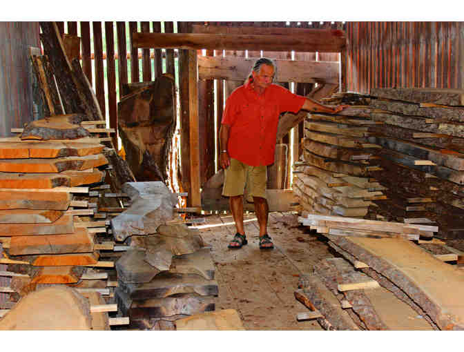 Cherry Burl Side Table by Gary Stiewing