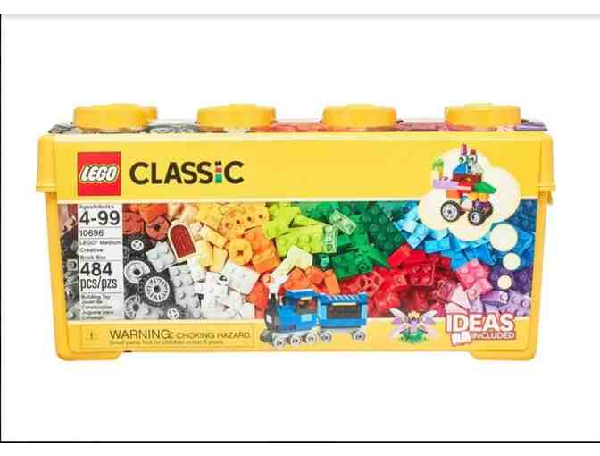 Lego Table and Legos: Kindergarten Classroom Basket