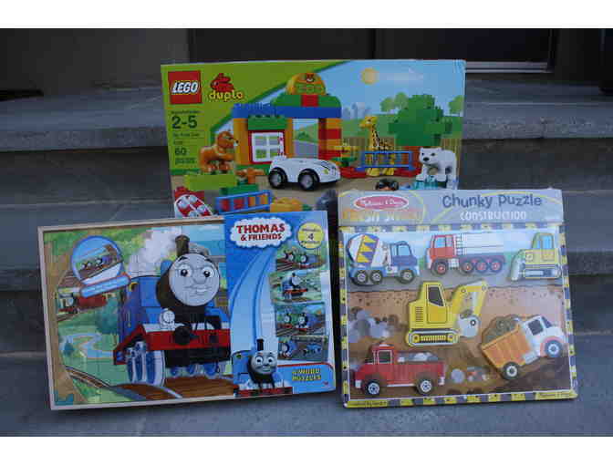 Lego, Puzzle and Truck Gift Set for Your Toddler to Kindergartener