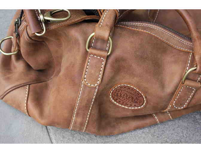 Leather Duffel Bag by Roots -- Promotes New FX Show 'Fargo'