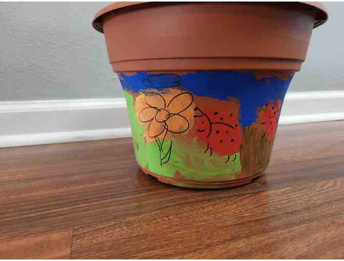 Lady Bug flower pot