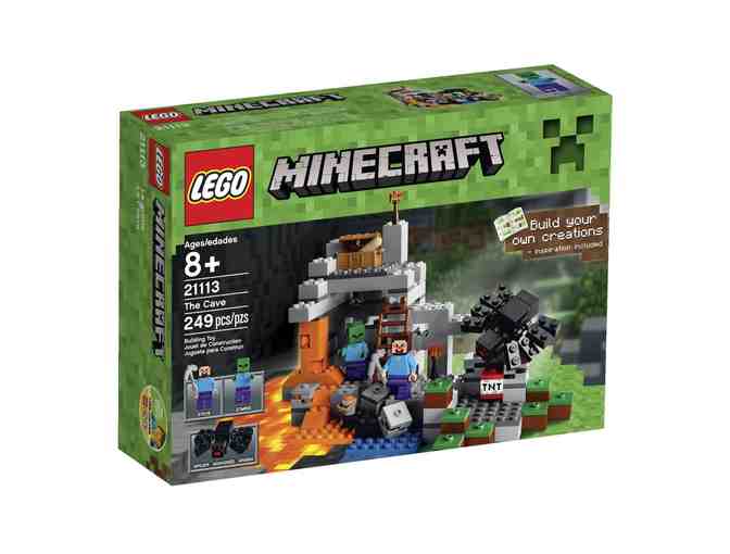 Minecraft Fun Set: Lego Minecraft 'The Cave' and Diary of A Minecraft Zombie Book