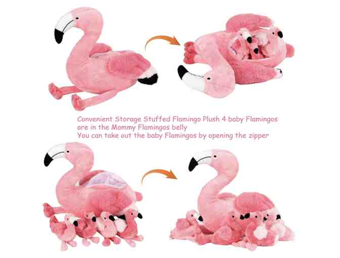 Snowpinions Flamingo Throw & Stuffies