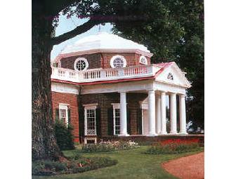 4 Passes for Admission to Monticello
