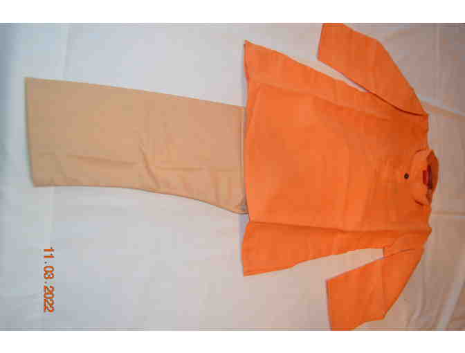 Boys - Orange Kurta/Pyjama set - 3 Yrs