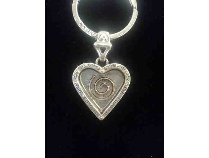Brighton Keychain with Heart Puzzle Fob