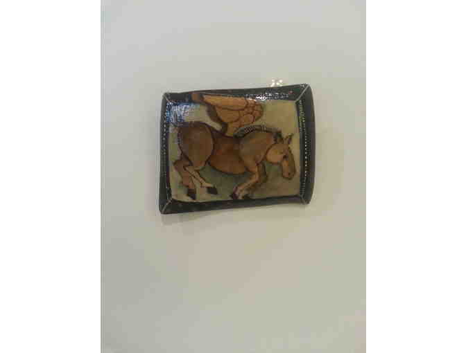 Paper Mache Horse Pin by Sisters