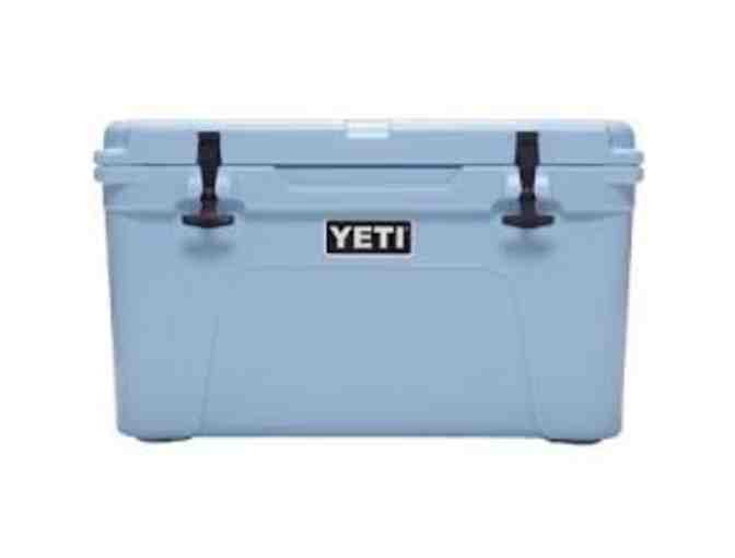 YETI Cooler and gear