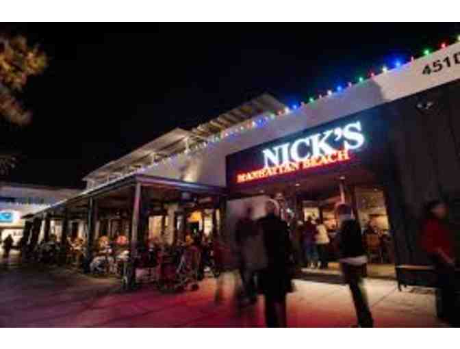 $100 Gift Card to Nick's Manhattan Beach