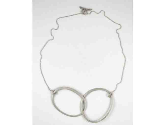 Sterling Silver Diva Linked Necklace - Saundra Messinger