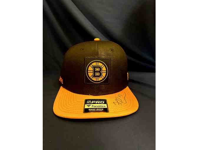 Boston Bruins Hat Signed by Brad Marchand