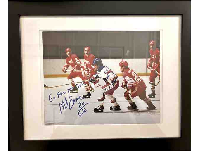 'Miracle on Ice' Signed Picture of 1980 Olympics Captain, Mike Eruzione