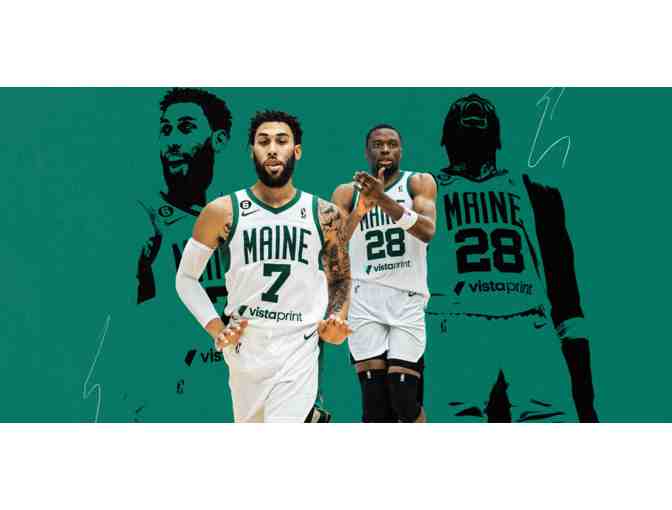 Maine Celtics Signed Basketball & Gift Basket